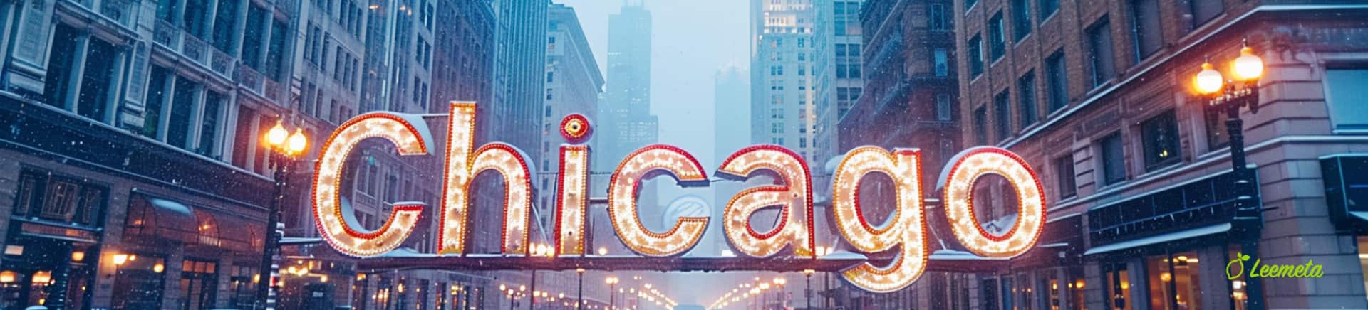 Prikaz dvojnega zapisa istega imena, Čikago in Chicago, kot primer transliteracije.