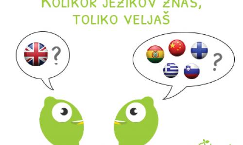 Kolikor jezikov znaš, toliko veljaš