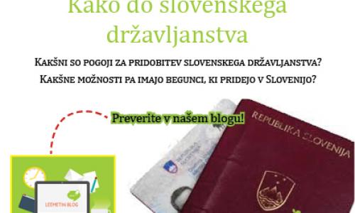 Kako do slovenskega državljanstva